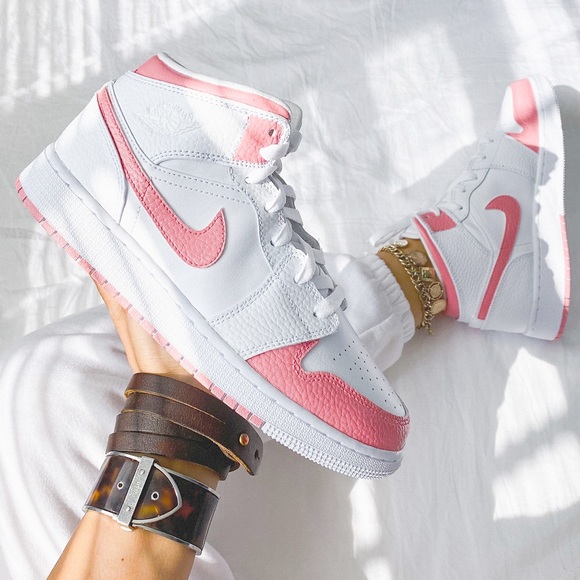 Nike custom air jordan 1 mid sneakers - Picture 3 of 3